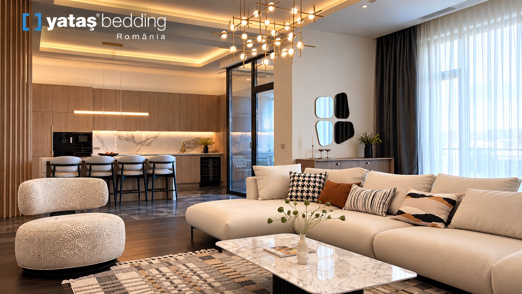 Penthouse amenajat complet