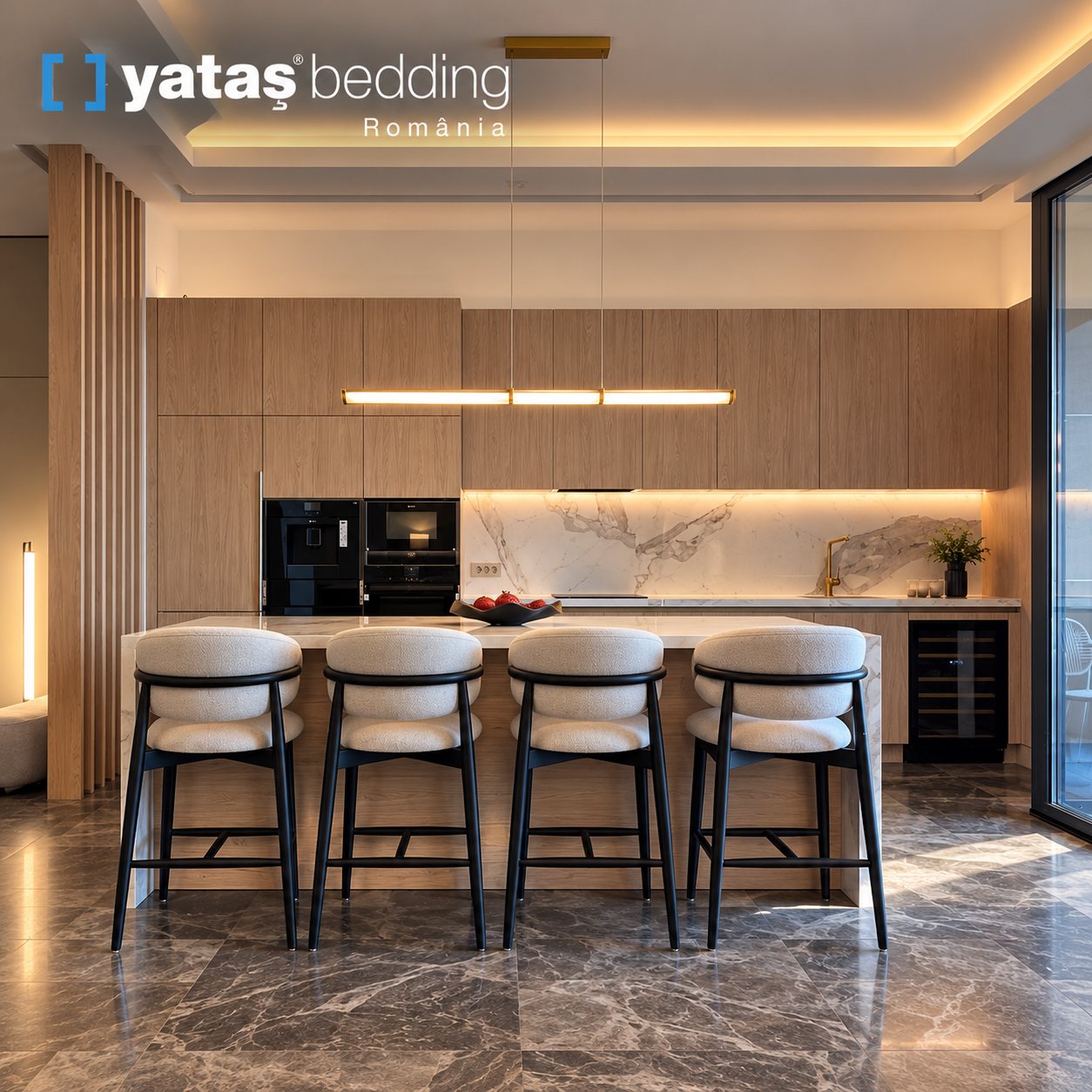Penthouse amenajat complet – Bucătărie