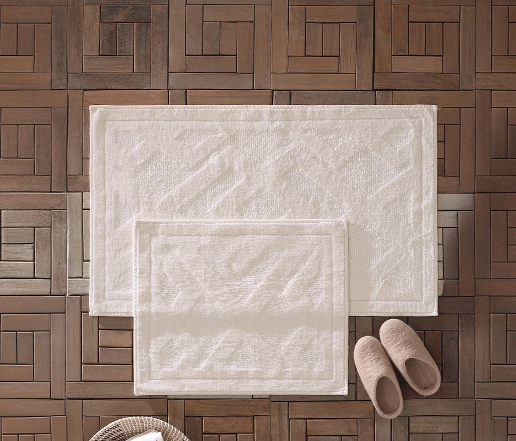 SET COVOARE BAIE - MILO (50X60 CM + 60X100 CM) - ECRU