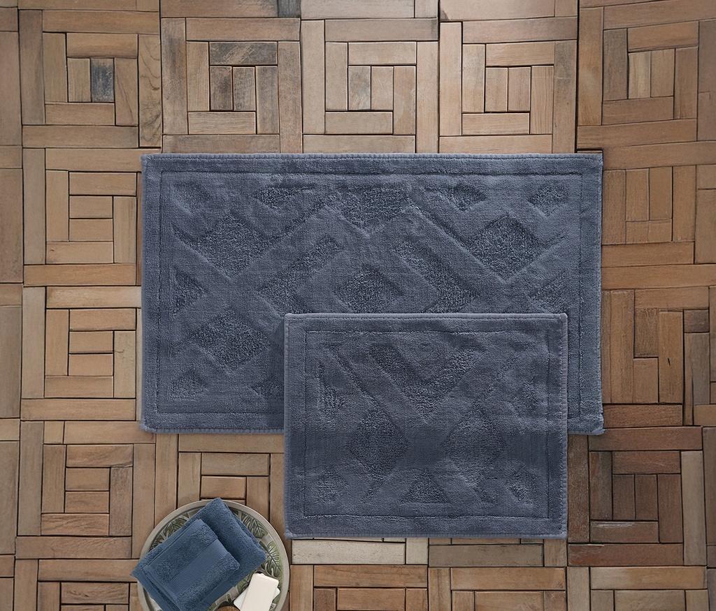 SET COVOARE BAIE - MILO (50X60 CM + 60X100 CM) - INDIGO
