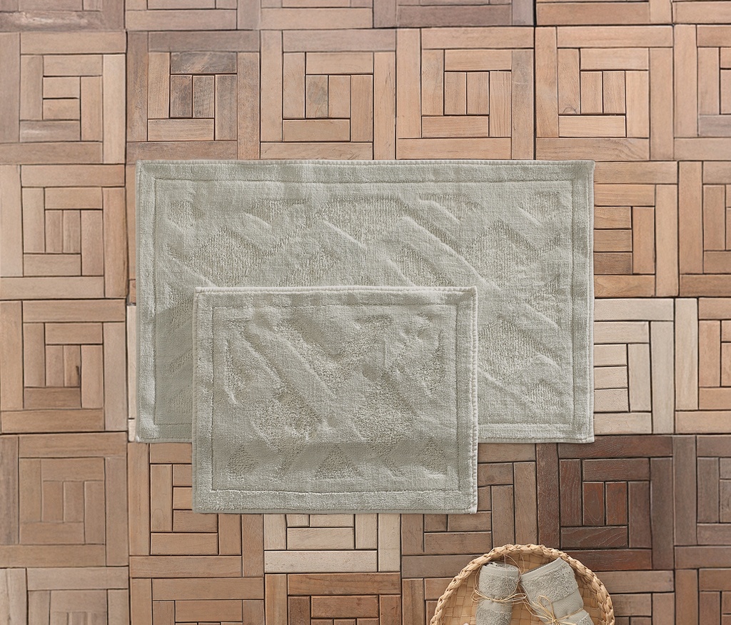 SET COVOARE BAIE - MILO (50X60 CM + 60X100 CM) - VERDE NILE