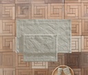 SET COVOARE BAIE - MILO (50X60 CM + 60X100 CM) - VERDE NILE