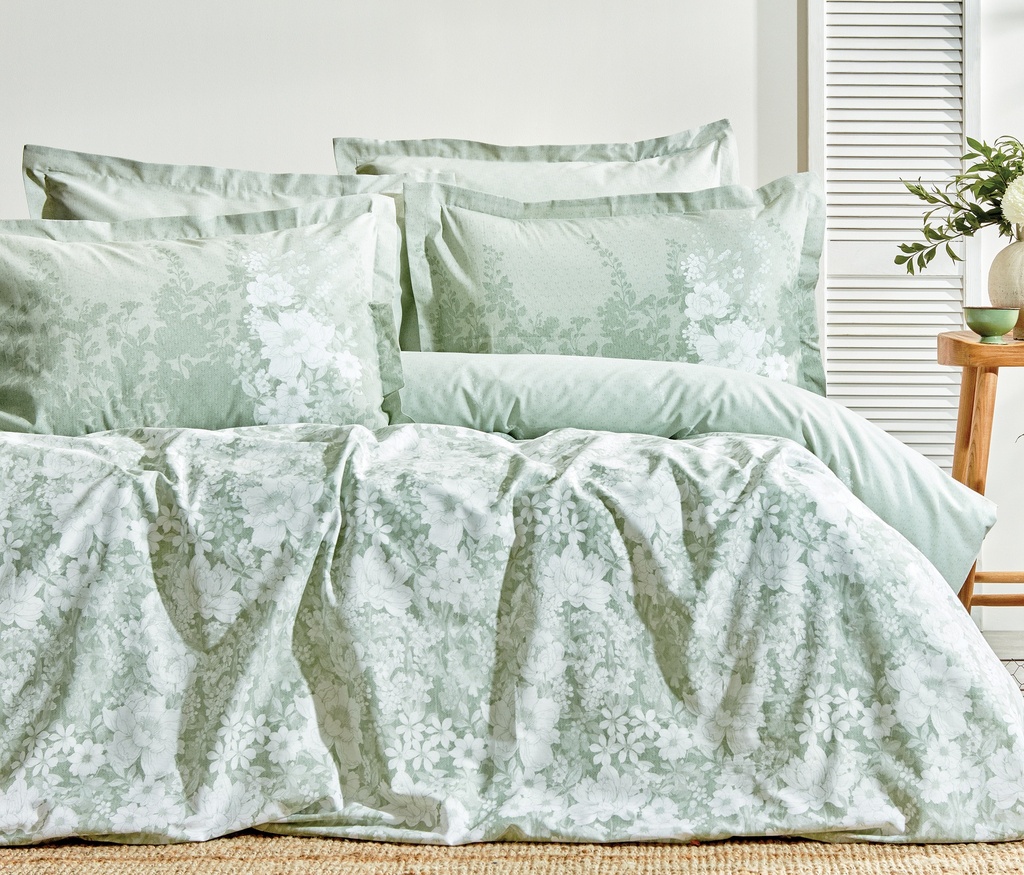 Set lenjerie pat Andressa King – Verde salvie