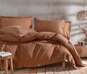 SET LENJERIE PAT - BASE MUSLIN, DIMENSIUNE QUEEN - ROSU CARAMIZIU