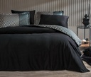 SET LENJERIE PAT - BRONTE VELVET SATEEN, DIMENSIUNE QUEEN - NEGRU