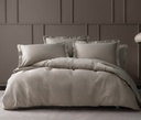 SET LENJERIE PAT - DORA SATEEN, DIMENSIUNE QUEEN - BEJ