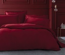 SET LENJERIE PAT - DORA SATEEN, DIMENSIUNE QUEEN - ROSU