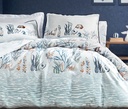 SET LENJERIE PAT - ETRO, DIMENSIUNE QUEEN - ALBASTRU