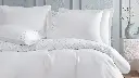 Set lenjerie pat Hayley Crepe Embroidered Queen – Alb