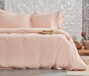 SET LENJERIE PAT - PLAIN RNF, DIMENSIUNE QUEEN - ROZ PASTEL