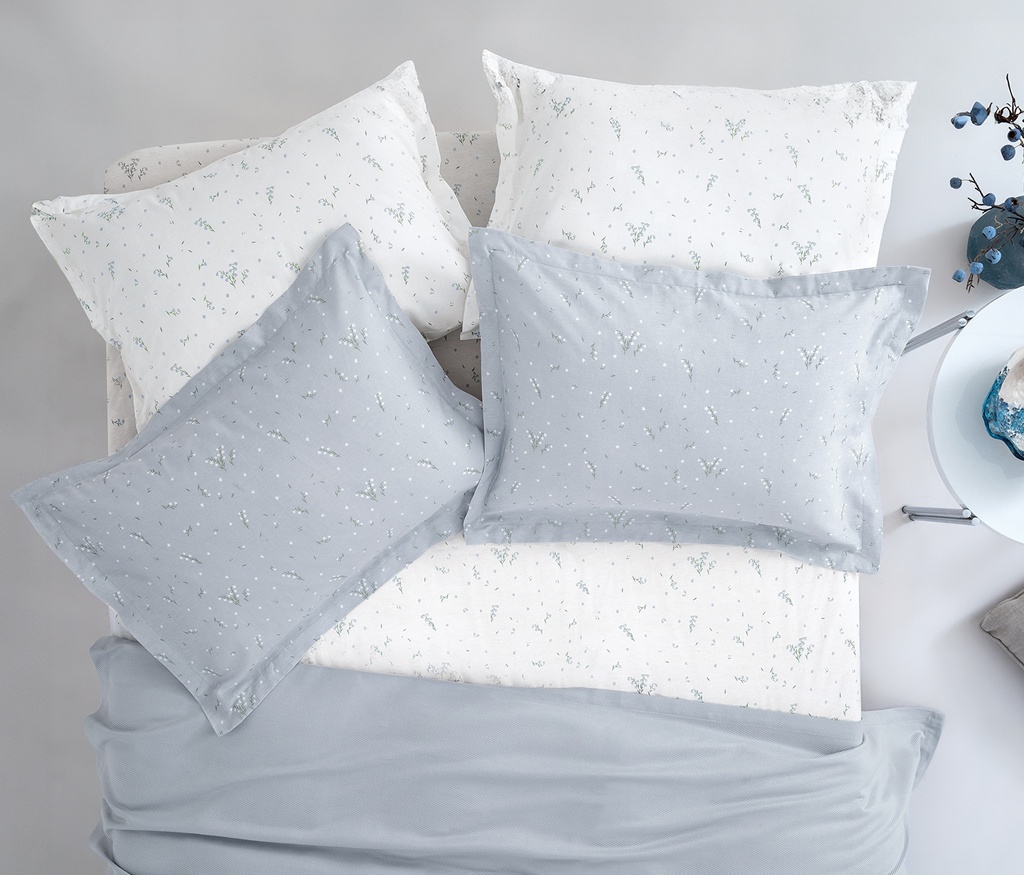 SET LENJERIE PAT - RAMONA BAMBOO, DIMNESIUNE SINGLE - ALBASTRU DESCHIS