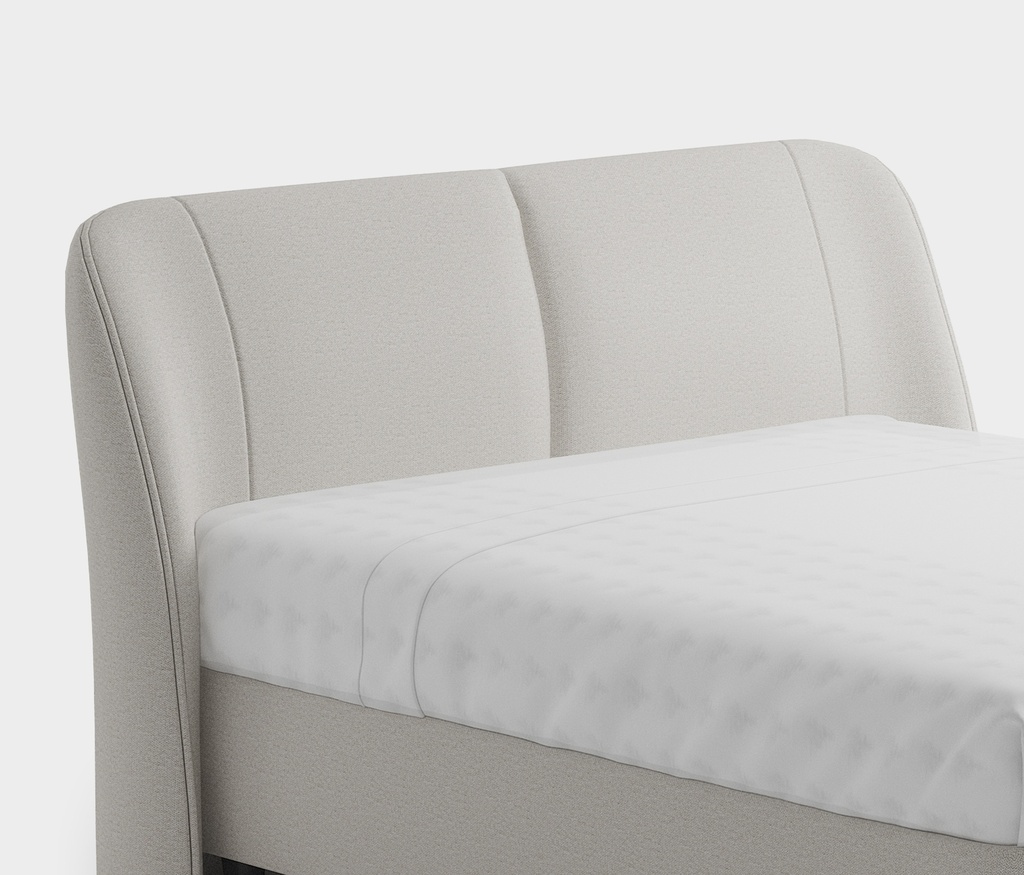 Tăblie pat Marlin 180 cm – Crem