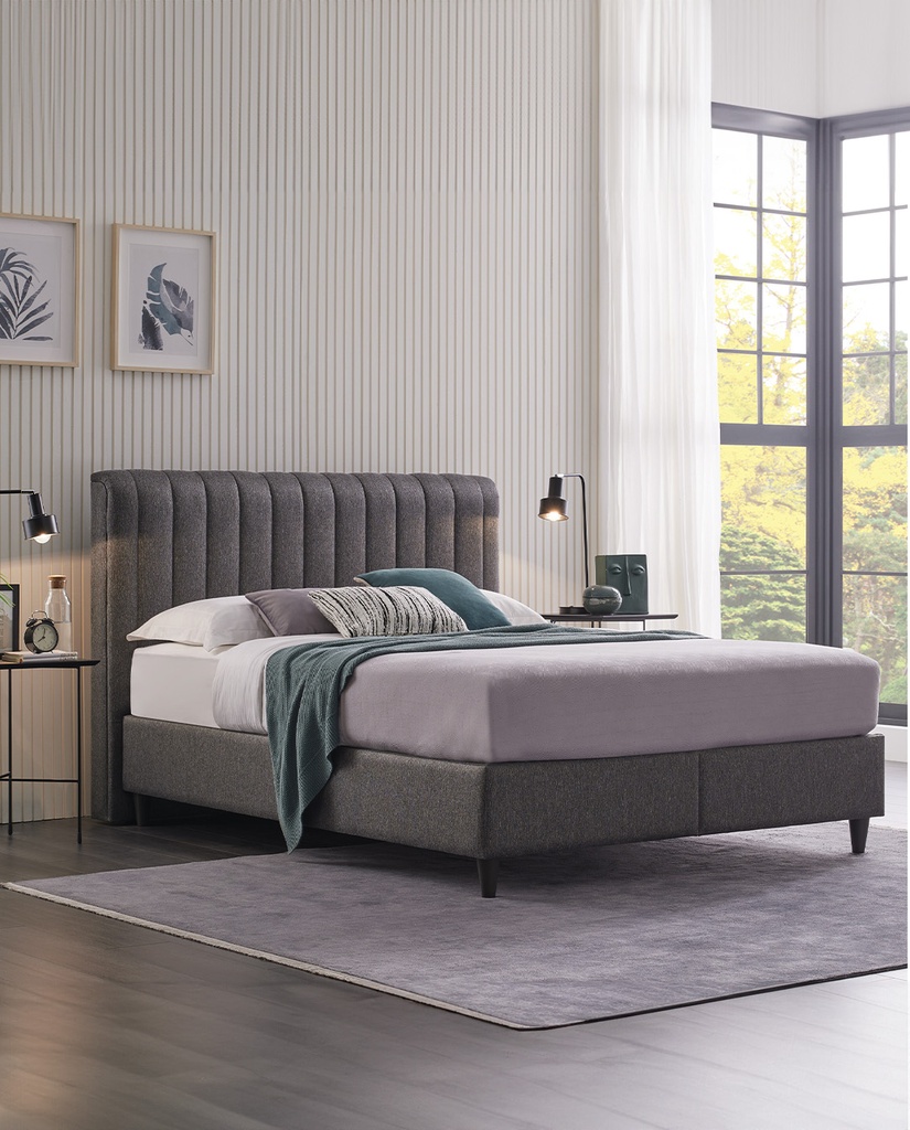 Pat complet Lento & Somni 90x200 cm – Negru