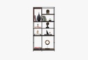 Bibliotecă Hampton cu raft burgundy