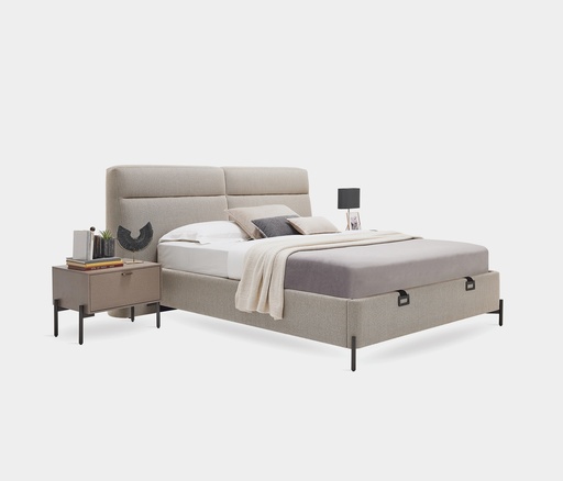 [55551000620001] Tăblie pat Berta 200 cm – Bej